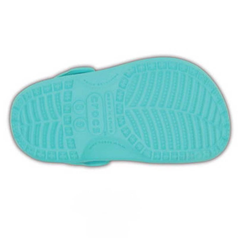 Crocs Kids Cayman Clog Pool UK 1 EUR 32-33 US J1 (10006-40M)